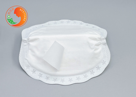 Ultra Thin Milk Bra Pads Cotton 3D Contoured Shape For Maternity