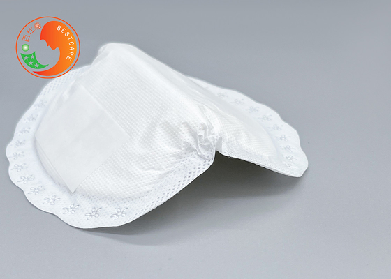 Ultra Thin Milk Bra Pads Cotton 3D Contoured Shape For Maternity