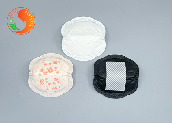 Breathable Milk Absorbing Pads Butterfly Design Of Customized Package