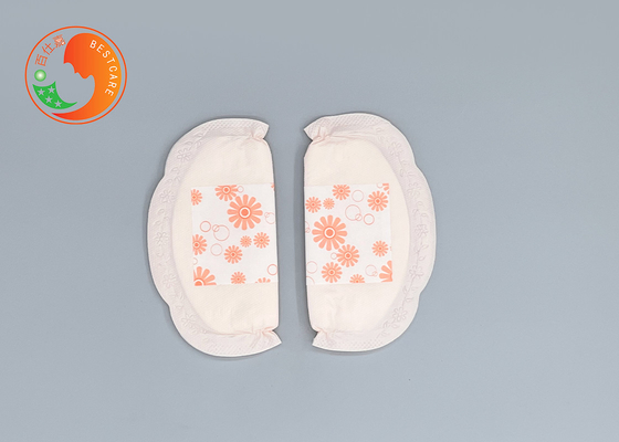 Disposable Absorbent Breast Pads 3D Shape Anti Leaking With Beige Color