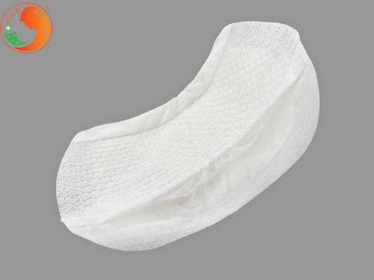 Fluff Pulp Disposable Nursing Pads Beige Color With Nonwoven Fabric Layer