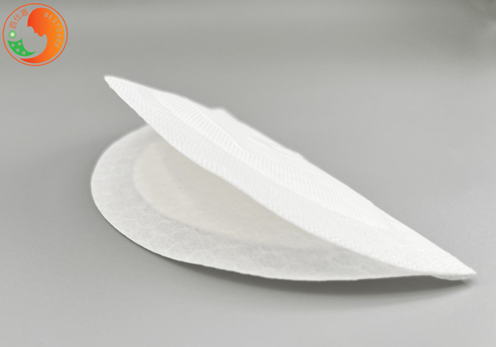 Round Shape White Thin Nursing Pads Breast Leaking Pads For Mothers