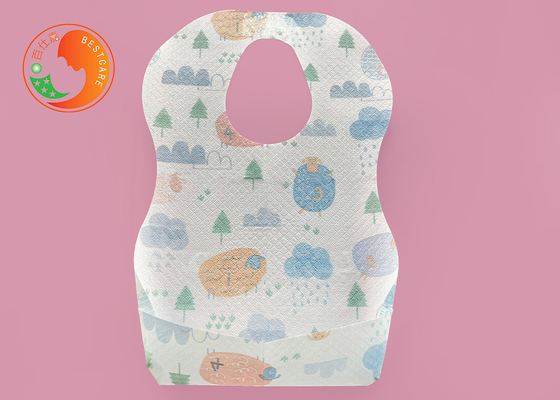 Anti Liquid Non Woven Newborn Waterproof Bibs Newborn Dribble Bibs