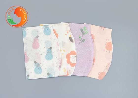 Eco Friendly Disposable Baby Bibs Customized Easy Clean Up For Unisex