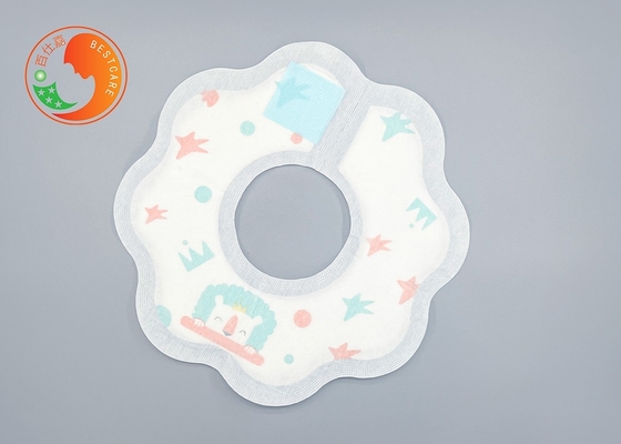 Waterproof Disposable Dribble Bibs Eco Friendly With Cotton Material