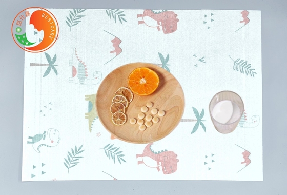 Colorful Disposable Table Placemats Non Slip CE Certified For Children