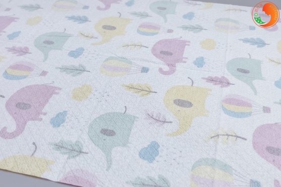 Non Toxic Decorative Disposable Placemats Rectangular Shape Easy Clean Up