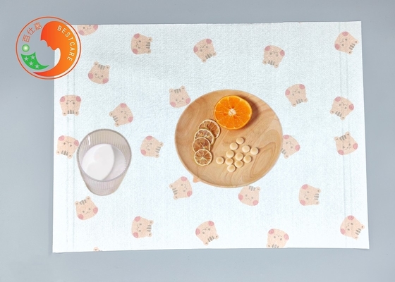 Leak Proof Disposable Table Mats One Time Use Waterproof Paper Placemats Pad