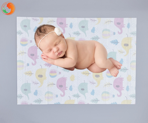 Skin Friendly Durable Disposable Changing Pad Covers Disposable Nappy Changing Sheets