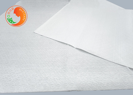 Foldable White Disposable Diaper Mat Large Size With Waterproof Layer
