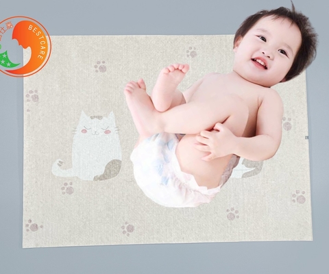 Comfortable Disposable Diaper Mat Eco Friendly Foldable Easy To Use
