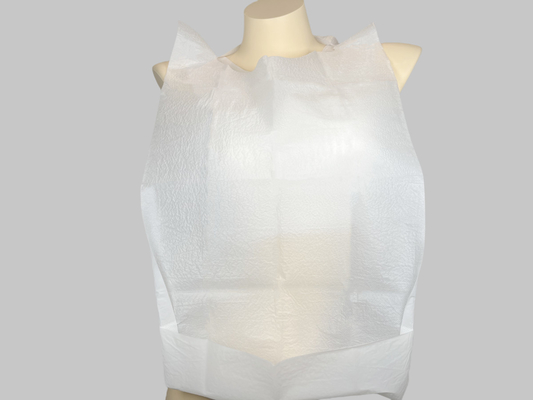 Portable Disposable Adult Bibs Adjustable Protect Clothing From Food