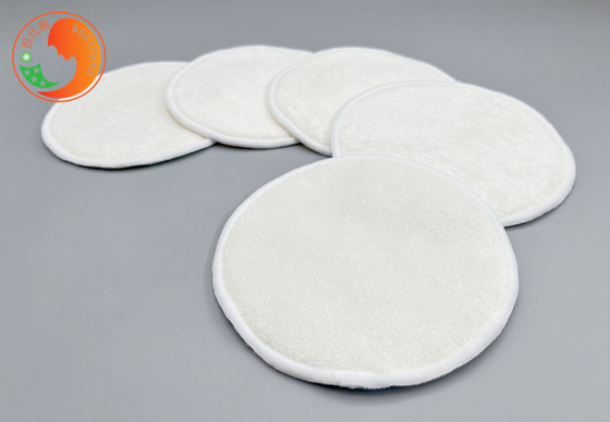 Leakproof Washable Breast Pads Skin Friendly With Round Shape
