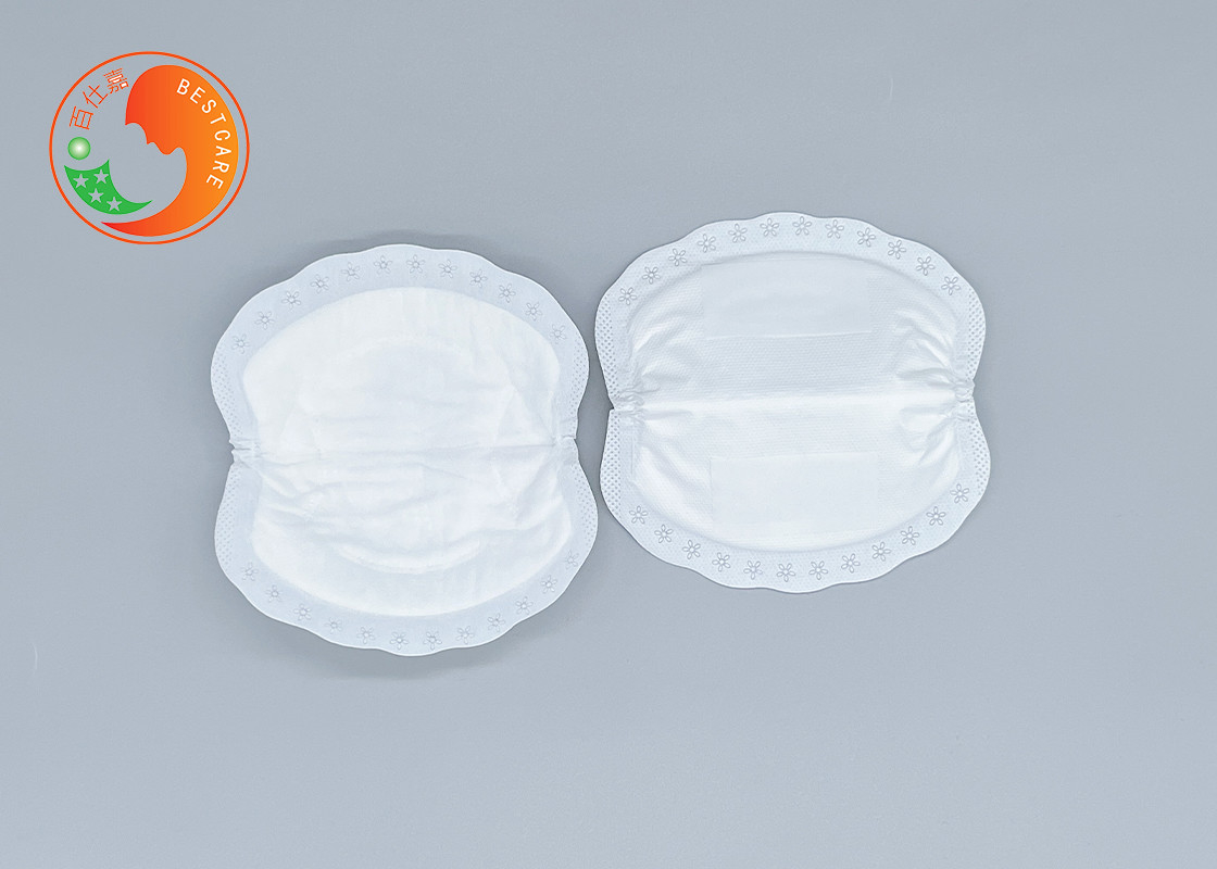 Ultra Thin Milk Bra Pads Cotton 3D Contoured Shape For Maternity