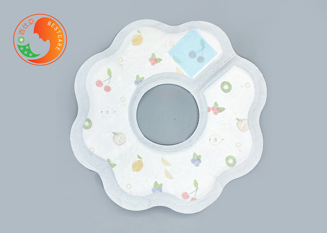 Waterproof Disposable Dribble Bibs Eco Friendly With Cotton Material
