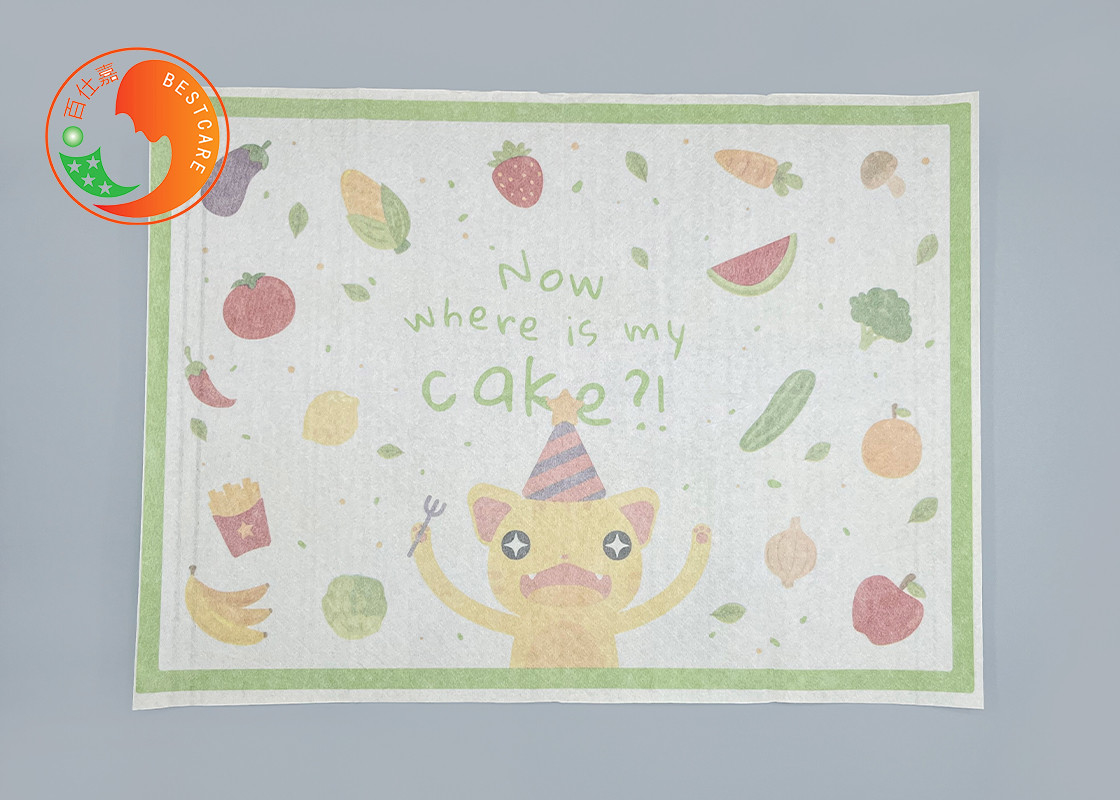 Decorative BPA Free Disposable Eating Mats Personalized Disposable Placemats
